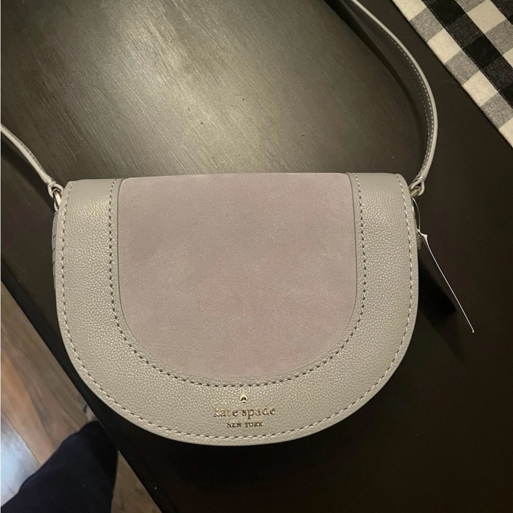 Kate Spade Light Gray Crossbody Bag